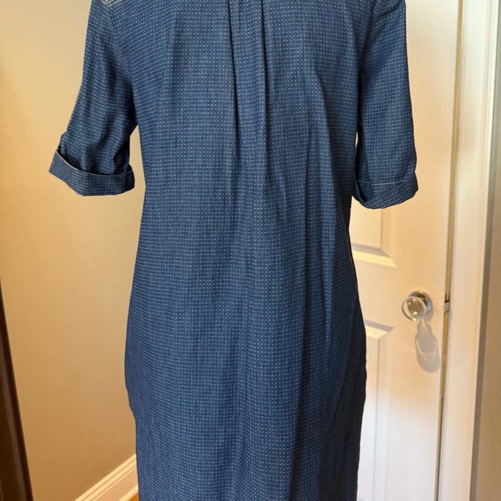 Elegant Blue Midi Dress